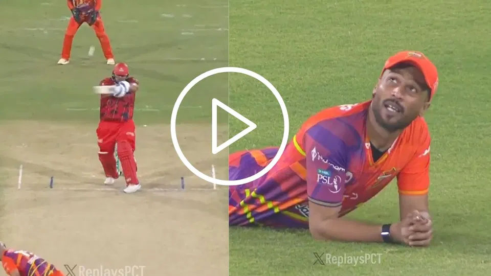 Watch- Mohammad Amir Looks At The Sky As Azam Khan Flies High After Catch Drop